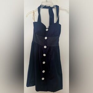 American Eagle Outfitters Navy Strapless Dress